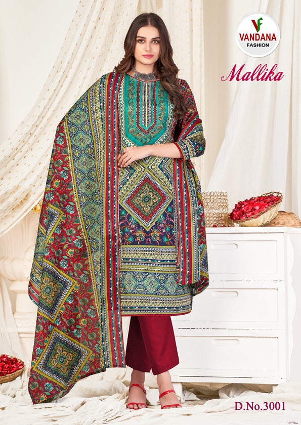 Vandana Fashion Mallika Vol 3 Cotton Printed Salwar Suit With Dupatta