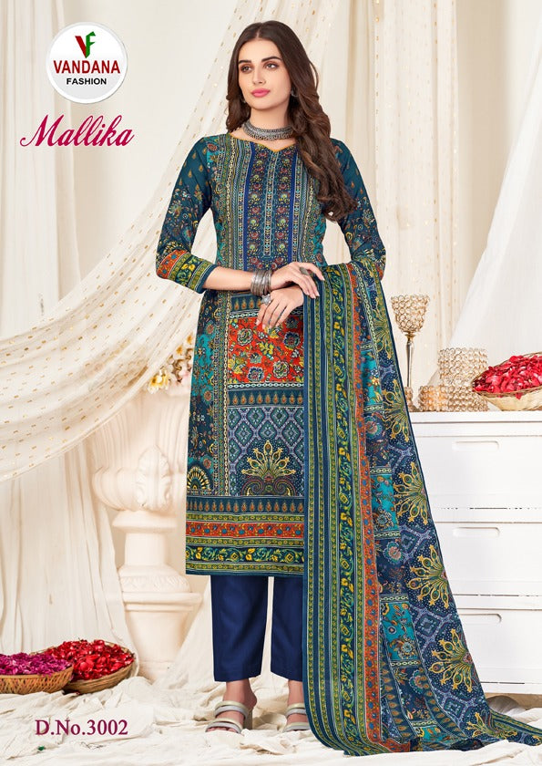Vandana Fashion Mallika Vol 3 Cotton Printed Salwar Suit With Dupatta