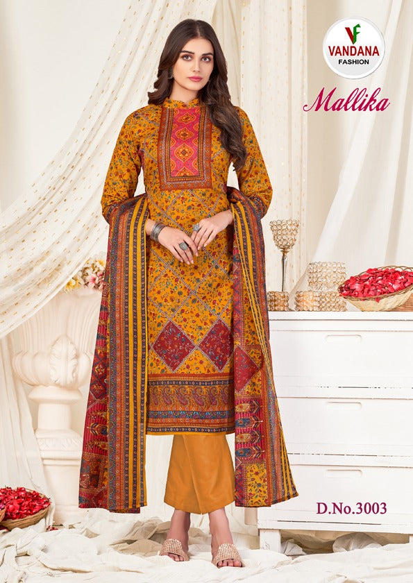 Vandana Fashion Mallika Vol 3 Cotton Printed Salwar Suit With Dupatta