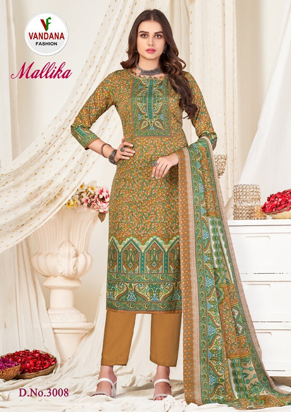 Vandana Fashion Mallika Vol 3 Cotton Printed Salwar Suit With Dupatta