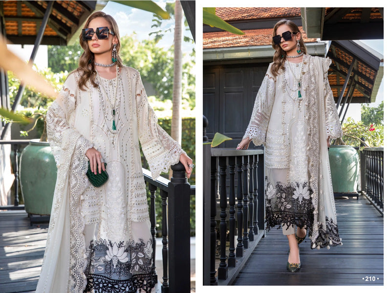 Dinsaa Suit Maria B Vol 3 Cotton With Embroderey Designer Fancy Salwar Kameez