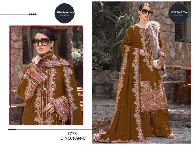 Mehboob Tex Mariab Lawn Collection 23 Vol 1 Cotton Print With Fancy Designer Salwar Kameez