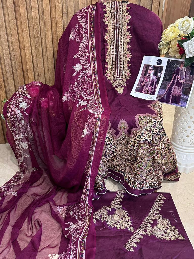 Mehboob Tex Mariab Lawn Collection 23 Vol 1 Cotton Print With Fancy Designer Salwar Kameez