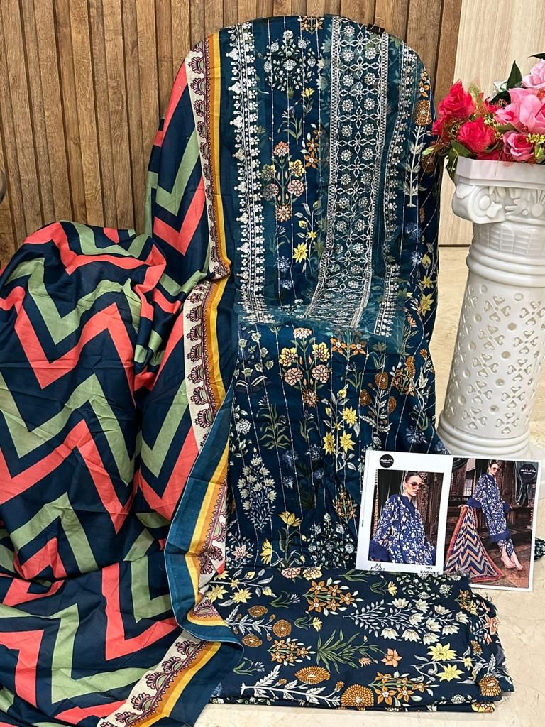 Mehboob Tex Mariab Mprint Spring Summer D No 1178 Cotton Salwar Kameez