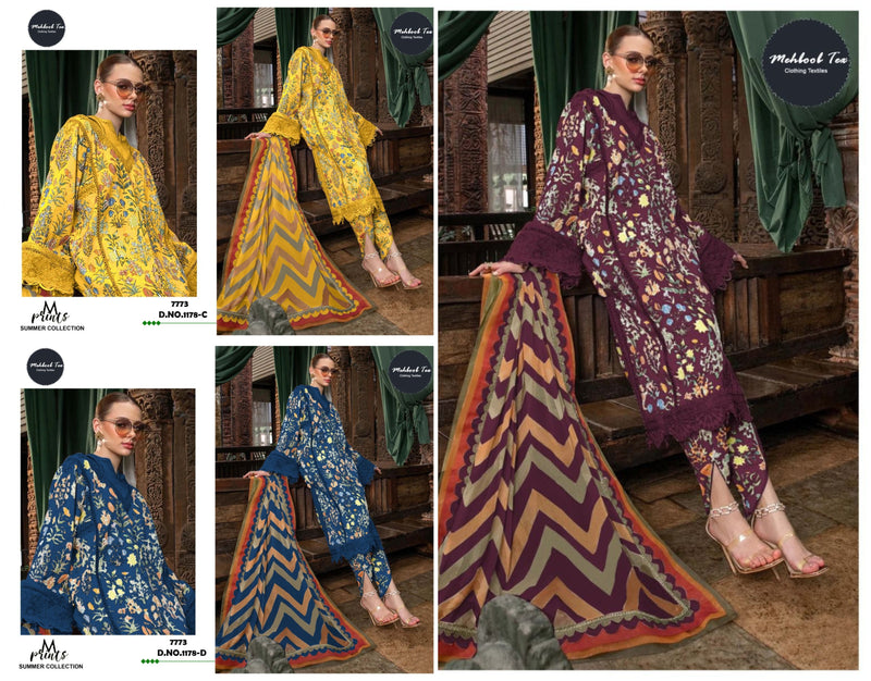Mehboob Tex Mariab Mprint Spring Summer D No 1178 Cotton Salwar Kameez