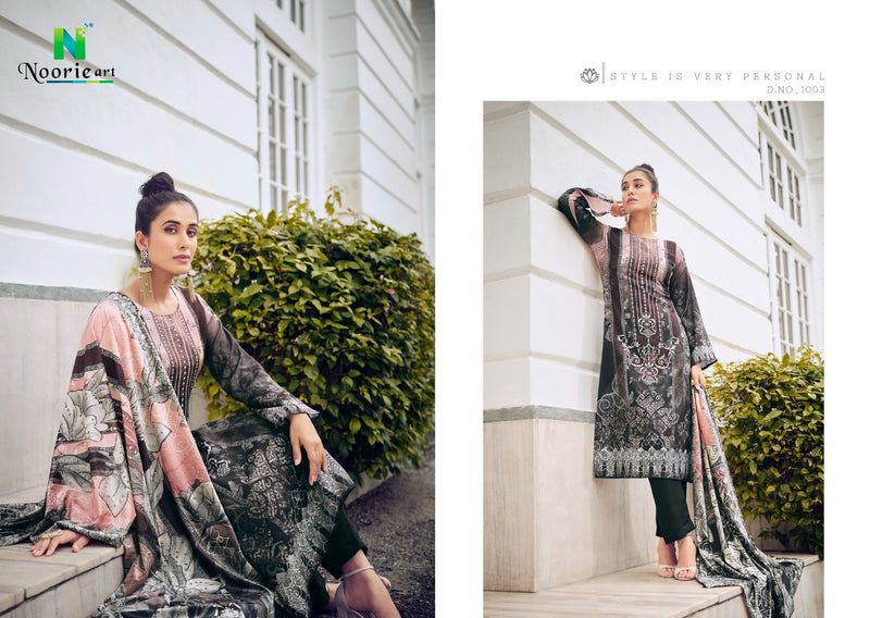 Noorie Art Marya Pashmina Digital Printed Winter Wear Salwar Suit Collection