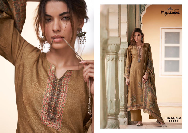 Mumtaz Arts Libas E Khas Pashmina Viscose Digital Print Suits Collection