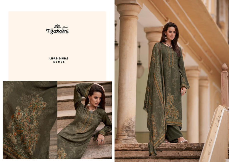 Mumtaz Arts Libas E Khas Pashmina Viscose Digital Print Suits Collection