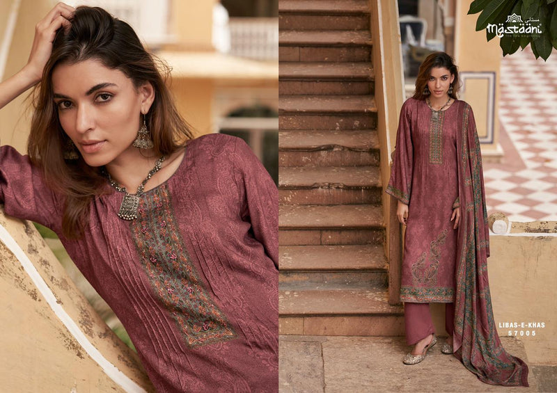 Mumtaz Arts Libas E Khas Pashmina Viscose Digital Print Suits Collection