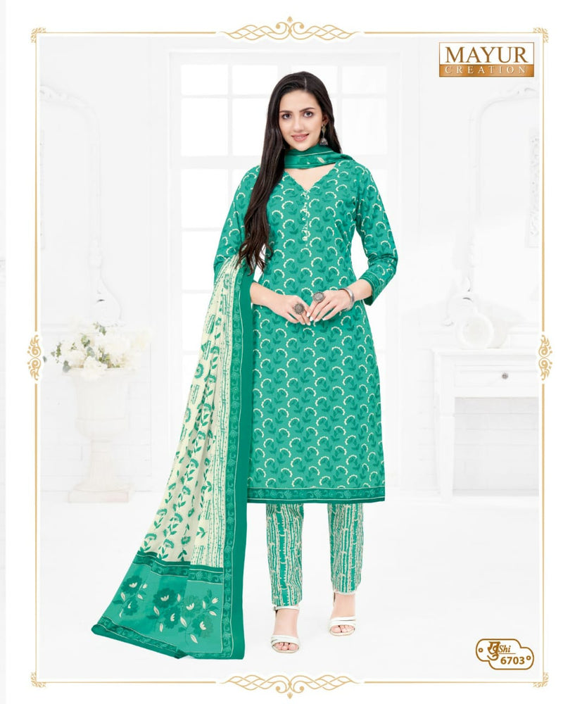 Mayur Creation Khushi Vol 67 Cotton Printed Salwar Suits