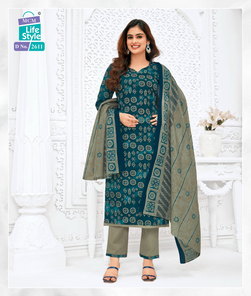 Mcm Lifestyle Priyalaxmi Vol 26 Cotton Printed Fully Stitched Suits