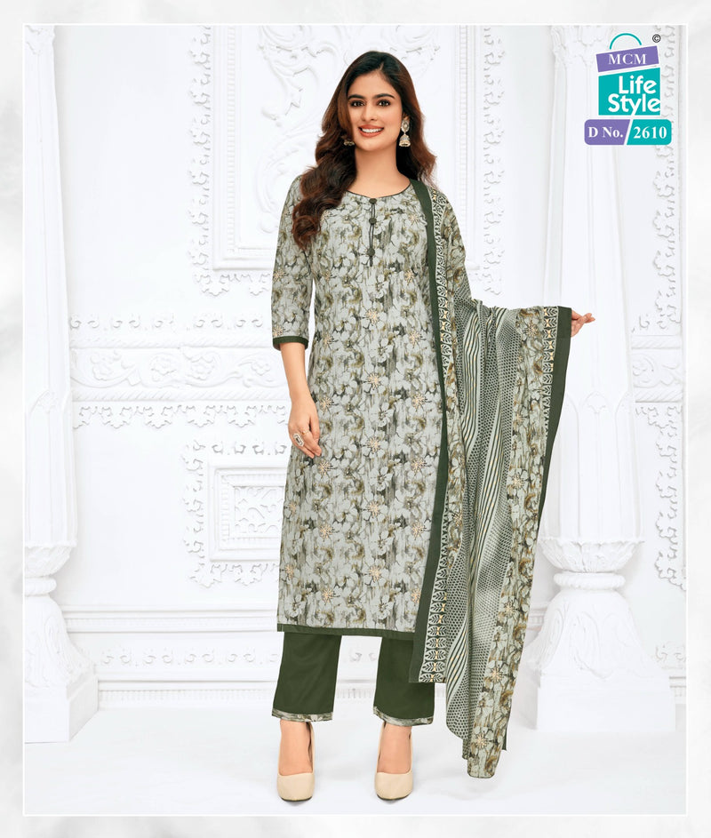 Mcm Lifestyle Priyalaxmi Vol 26 Cotton Printed Fully Stitched Suits