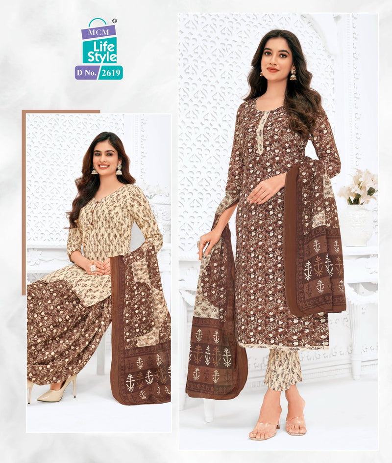 Mcm Lifestyle Priyalaxmi Vol 26 Cotton Printed Fully Stitched Suits