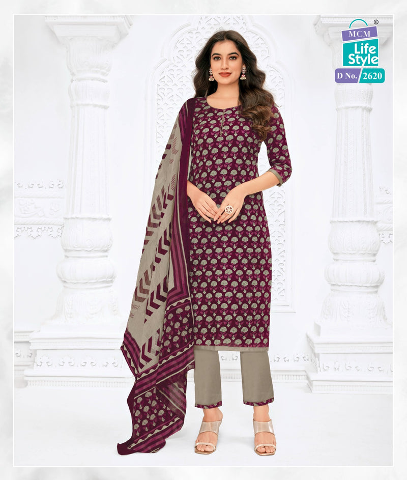 Mcm Lifestyle Priyalaxmi Vol 26 Cotton Printed Fully Stitched Suits