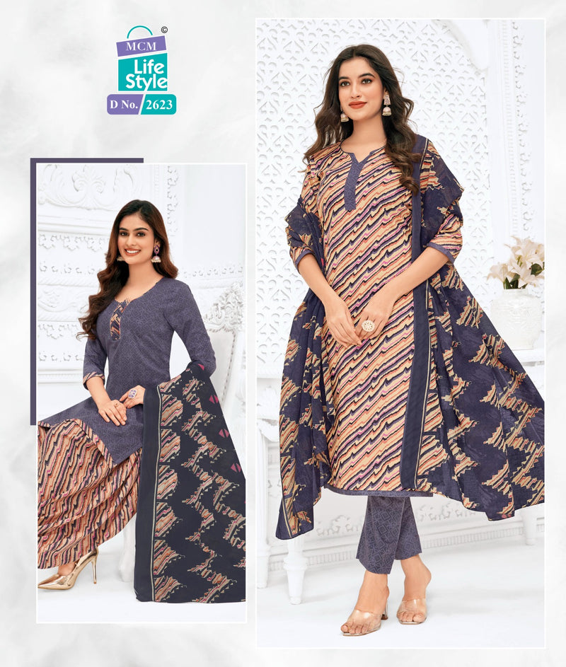 Mcm Lifestyle Priyalaxmi Vol 26 Cotton Printed Fully Stitched Suits