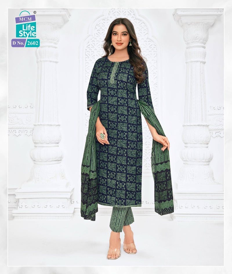 Mcm Lifestyle Priyalaxmi Vol 26 Cotton Printed Fully Stitched Suits