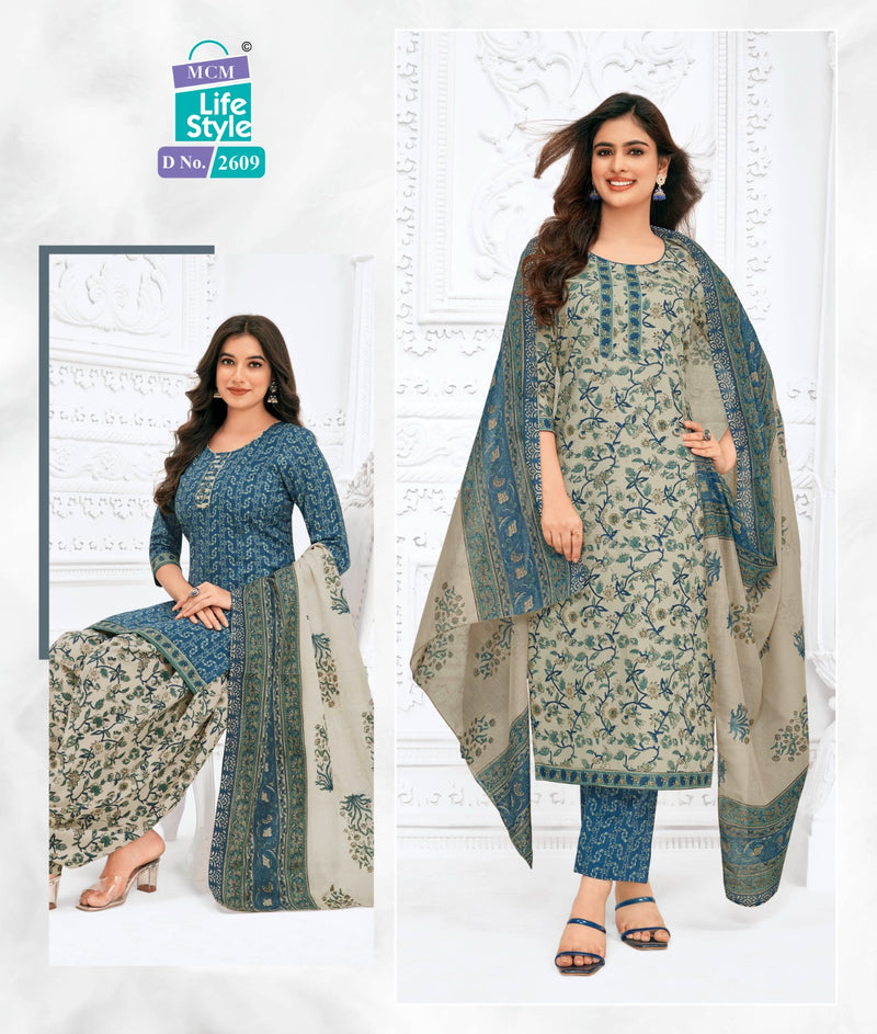Mcm Lifestyle Priyalaxmi Vol 26 Cotton Printed Fully Stitched Suits