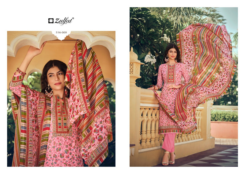 Zulfat Designer Suits Meera Cotton Fancy Designer Print Salwar Suits