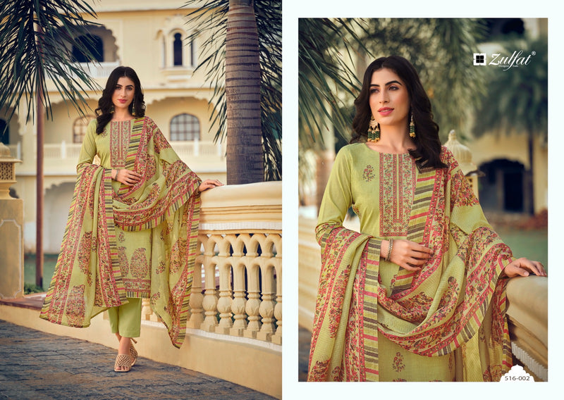 Zulfat Designer Suits Meera Cotton Fancy Designer Print Salwar Suits