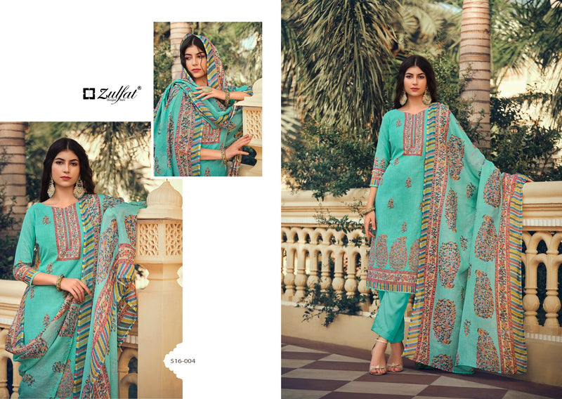 Zulfat Designer Suits Meera Cotton Fancy Designer Print Salwar Suits