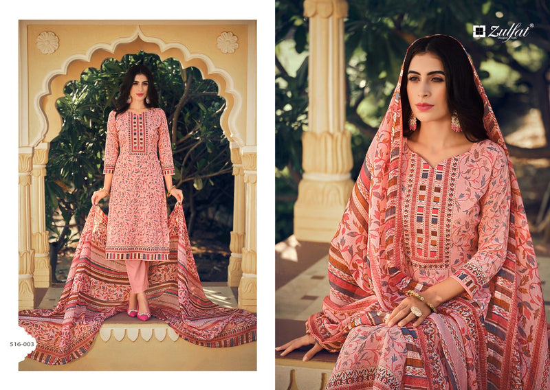 Zulfat Designer Suits Meera Cotton Fancy Designer Print Salwar Suits