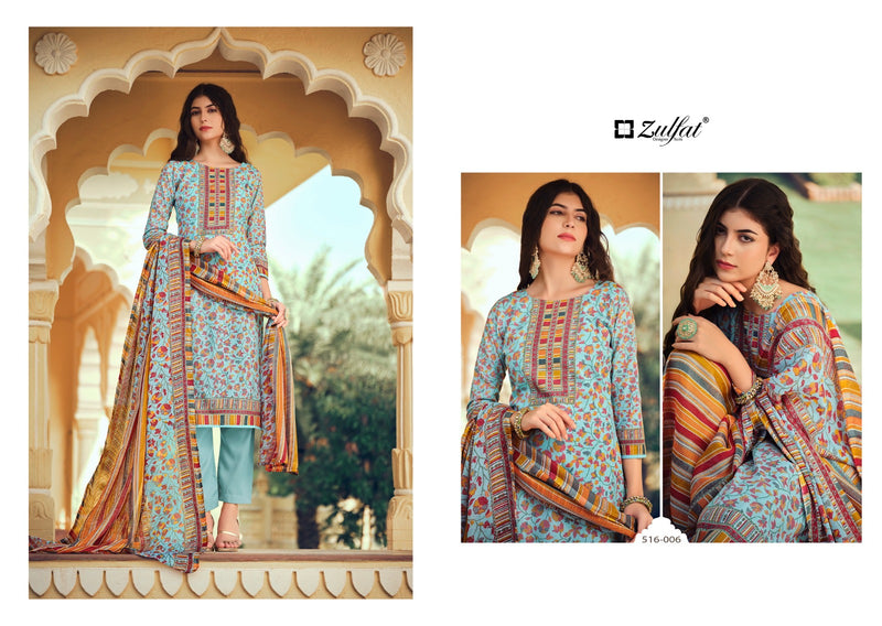 Zulfat Designer Suits Meera Cotton Fancy Designer Print Salwar Suits