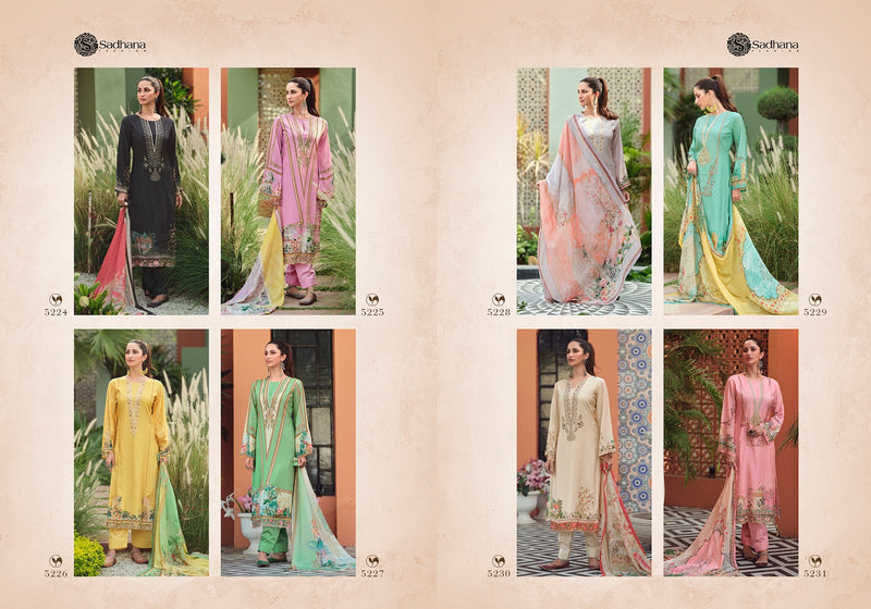 Sadhana Fashion Mehtab Vol 3 Jam Cotton Digital Print With Fancy Work Salwar Suits