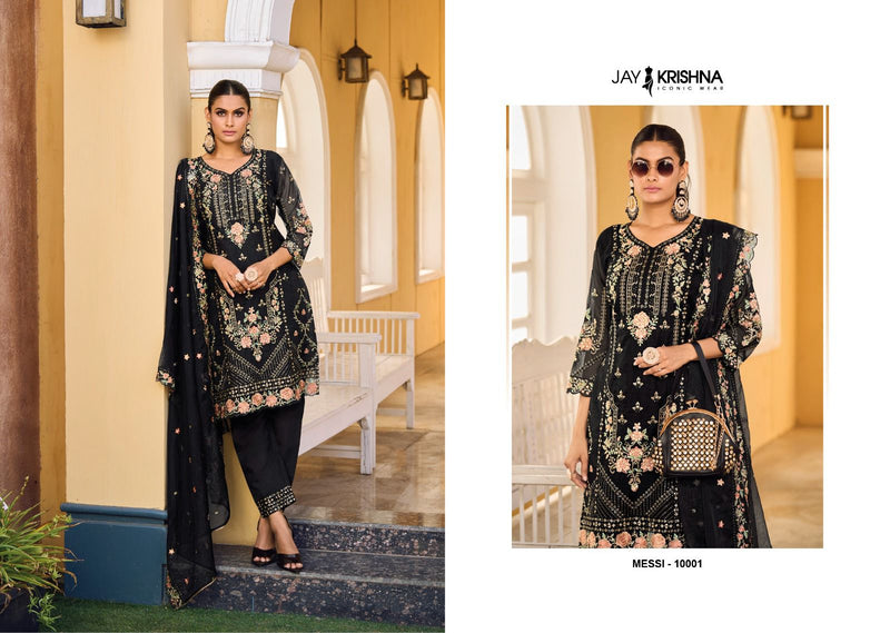 Your Choice Messi Vol 1 Organza Heavy Embroidery Designer Ready Made Suits