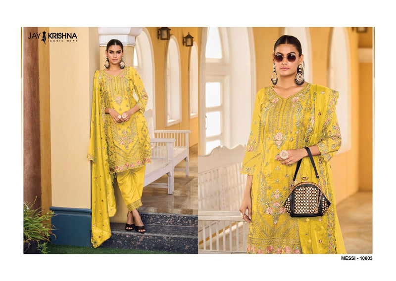 Your Choice Messi Vol 1 Organza Heavy Embroidery Designer Ready Made Suits