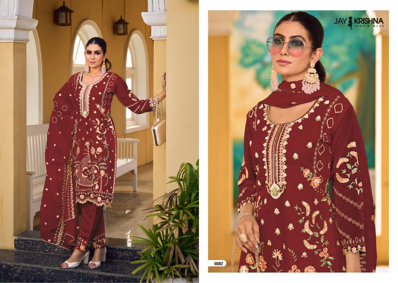 Your Choice Messi Vol 5 Organza Beautiful Designer Ready Made Party Wear Suits