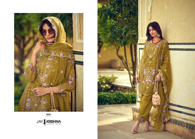 Your Choice Messi Vol 8 Organza With Beautiful Embroidery Designer Ready Made Suits