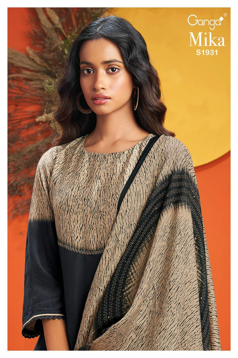 Ganga Mike 1931 Premium Silk Printed Embroidery Salwar Suits