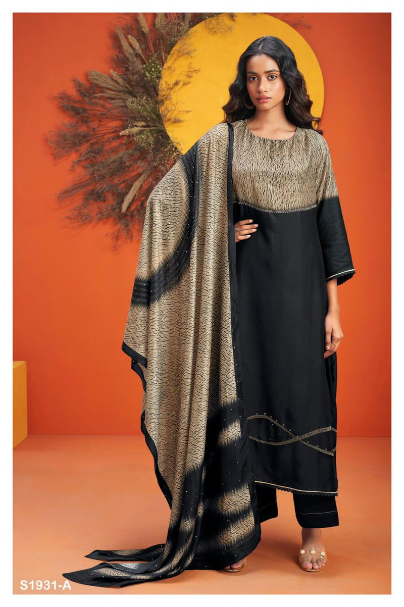 Ganga Mike 1931 Premium Silk Printed Embroidery Salwar Suits