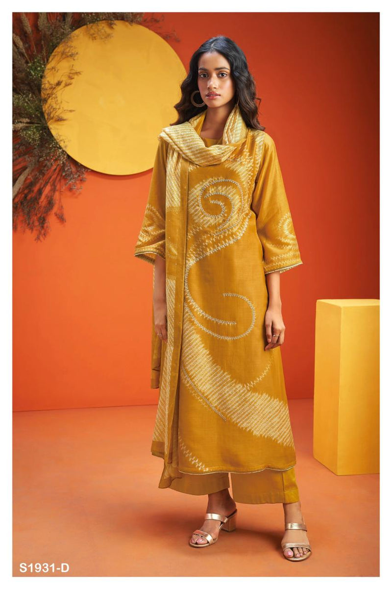 Ganga Mike 1931 Premium Silk Printed Embroidery Salwar Suits