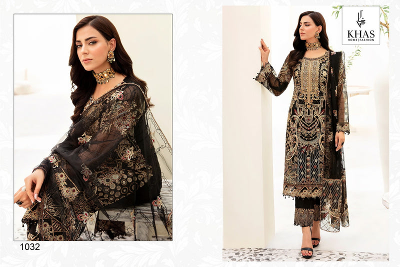 Khas Fashion Minhal Georgette With Embroidery Designer Suit Collection