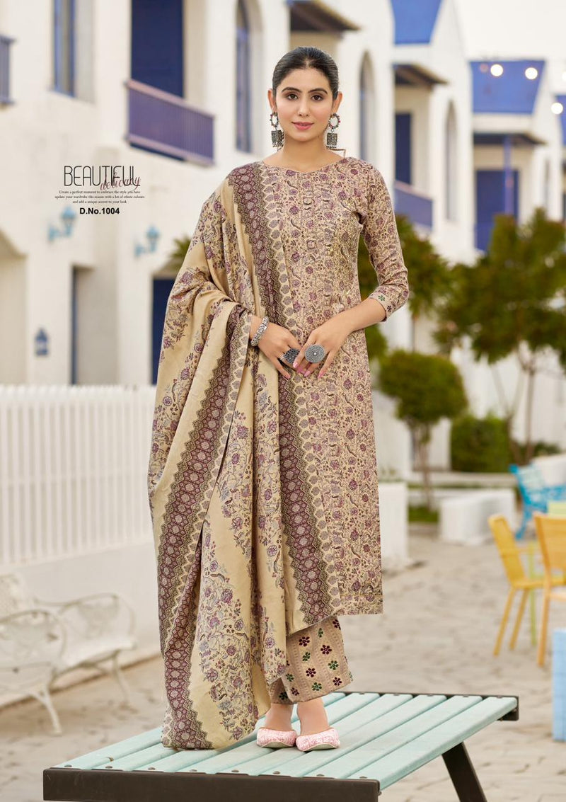 Roli Moli Creation Mirah Pashmina Swarovski Diamond Work Casual Salwar Suit