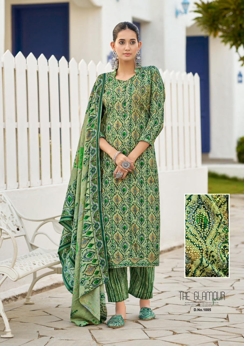 Roli Moli Creation Mirah Pashmina Swarovski Diamond Work Casual Salwar Suit