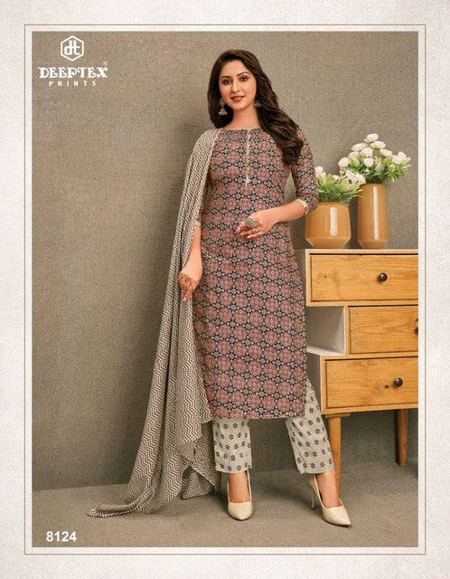 Deeptex Prints Miss India Vol 81 Cotton Printed Regular Wear Salwar Suit Collection