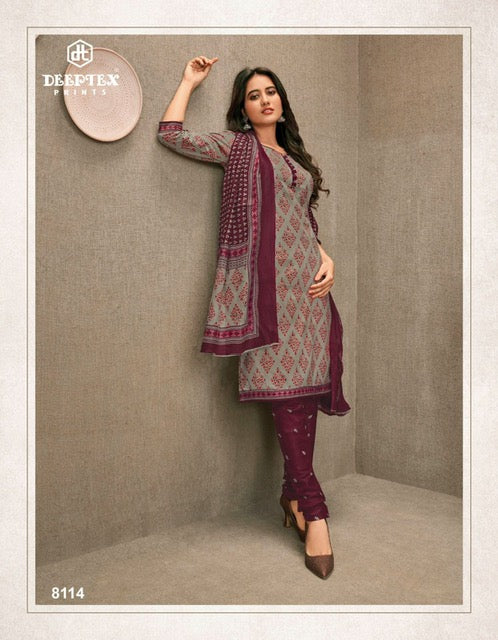Deeptex Prints Miss India Vol 81 Cotton Printed Regular Wear Salwar Suit Collection