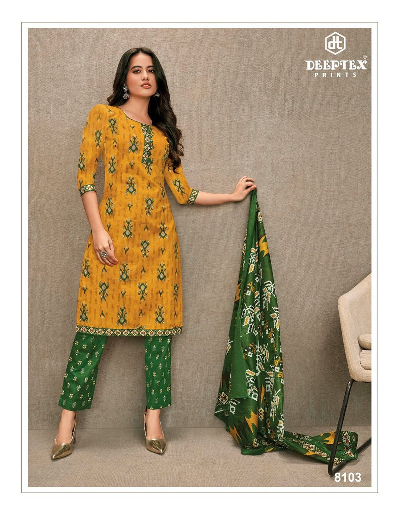 Deeptex Prints Miss India Vol 81 Cotton Printed Regular Wear Salwar Suit Collection