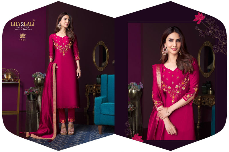 Lily And Lali Modern Ease Viscose Exclusive Kurti With Pant