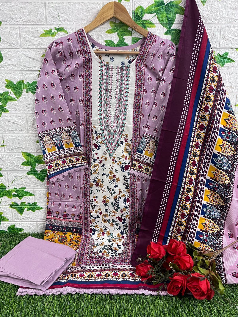 Deepsy Suits Firdous Morja Ready Made Lawn Collection Cotton Print With Embroidery Designer Suits
