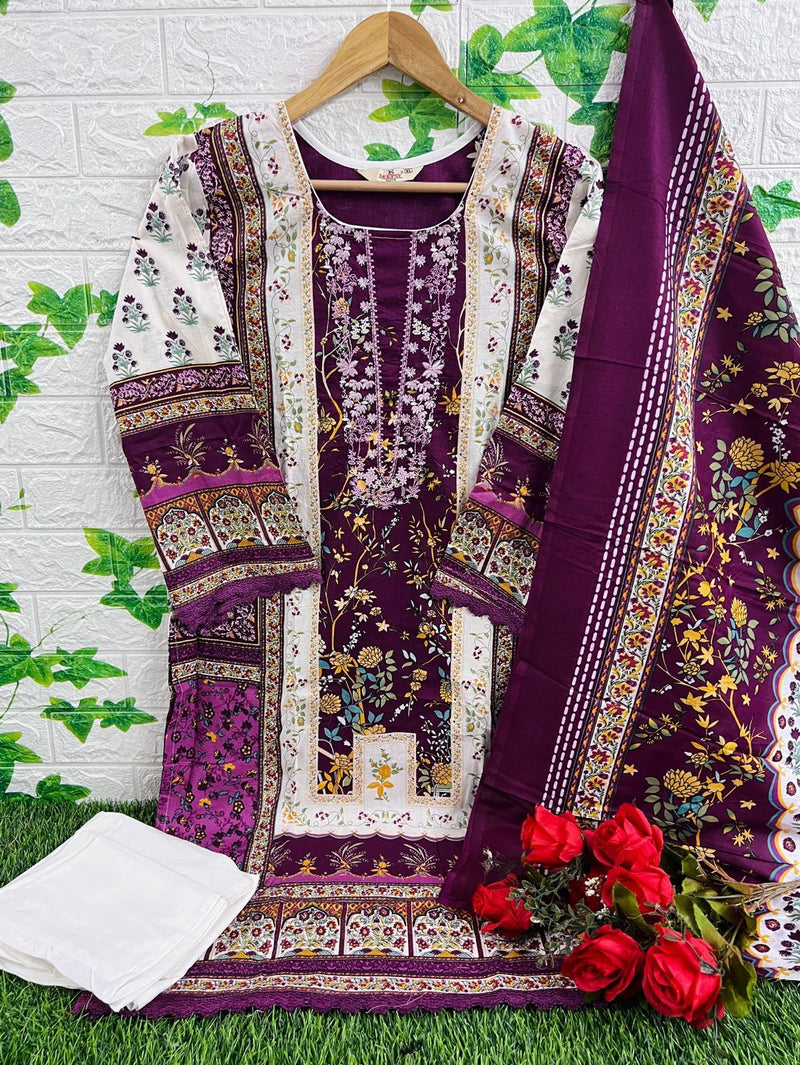 Deepsy Suits Firdous Morja Ready Made Lawn Collection Cotton Print With Embroidery Designer Suits