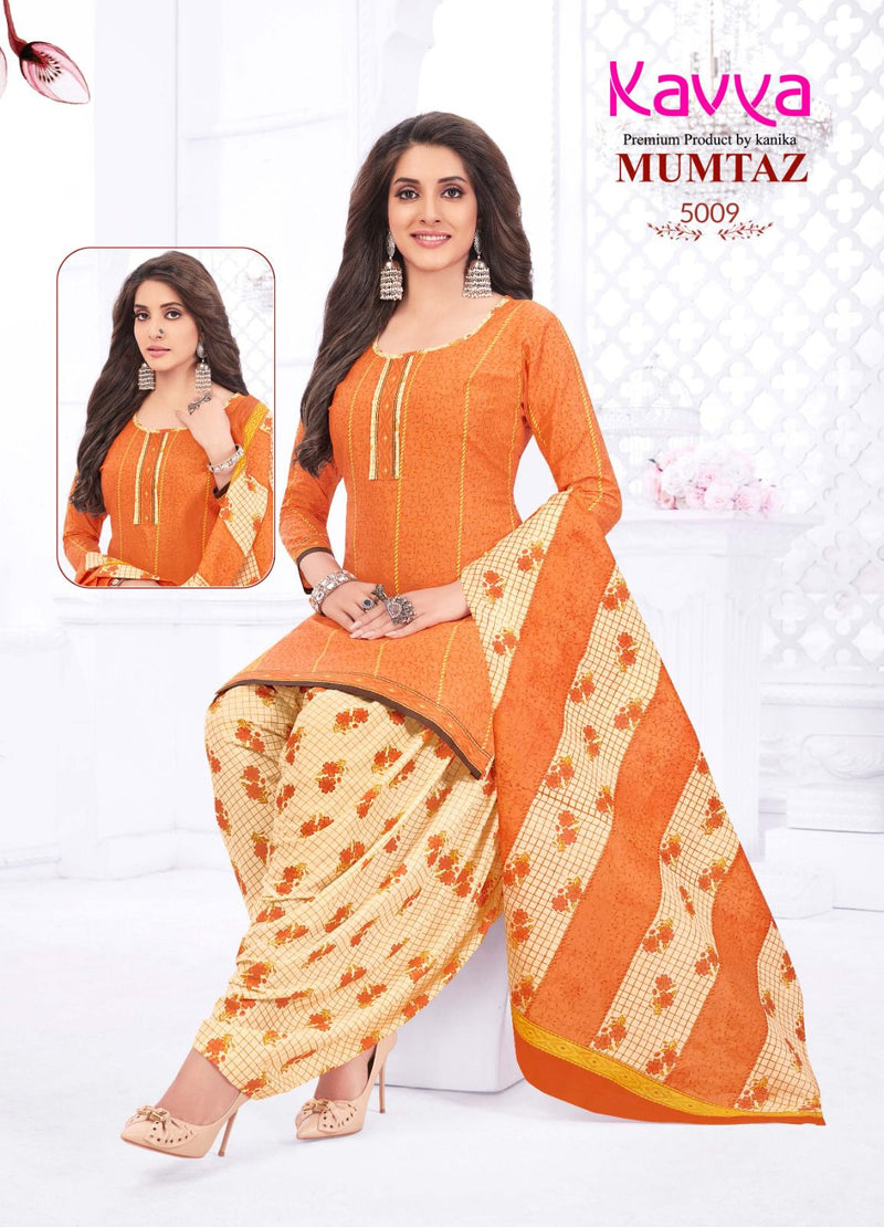Kavya Mumtaz Vol 5 Cotton Printed Ready Made Patiyala Suits
