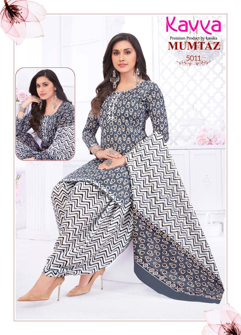 Kavya Mumtaz Vol 5 Cotton Printed Ready Made Patiyala Suits