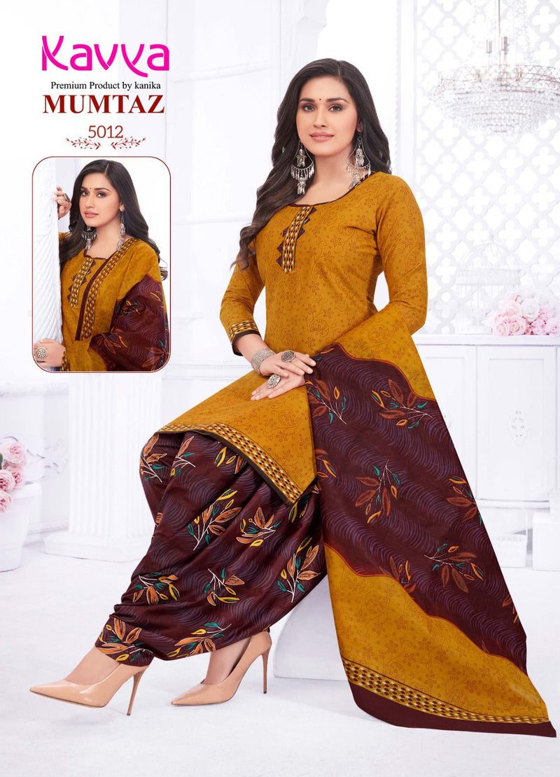 Kavya Mumtaz Vol 5 Cotton Printed Ready Made Patiyala Suits