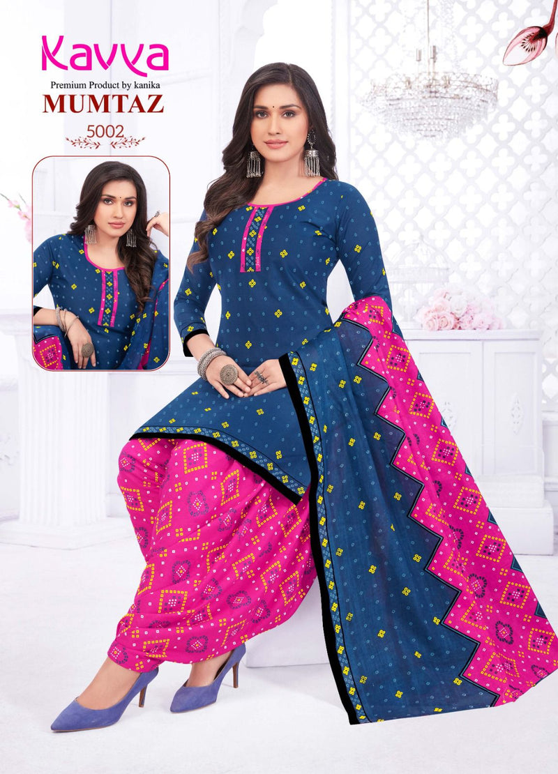 Kavya Mumtaz Vol 5 Cotton Printed Ready Made Patiyala Suits