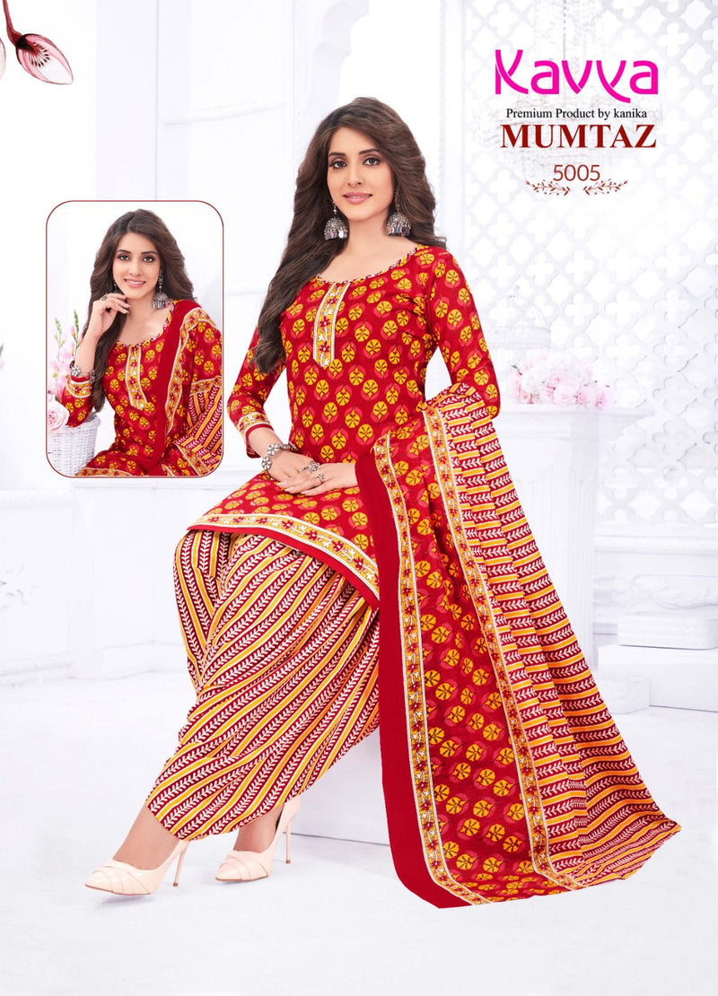 Kavya Mumtaz Vol 5 Cotton Printed Ready Made Patiyala Suits