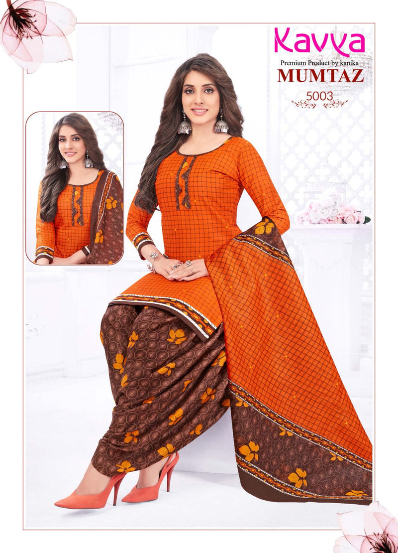 Kavya Mumtaz Vol 5 Cotton Printed Ready Made Patiyala Suits