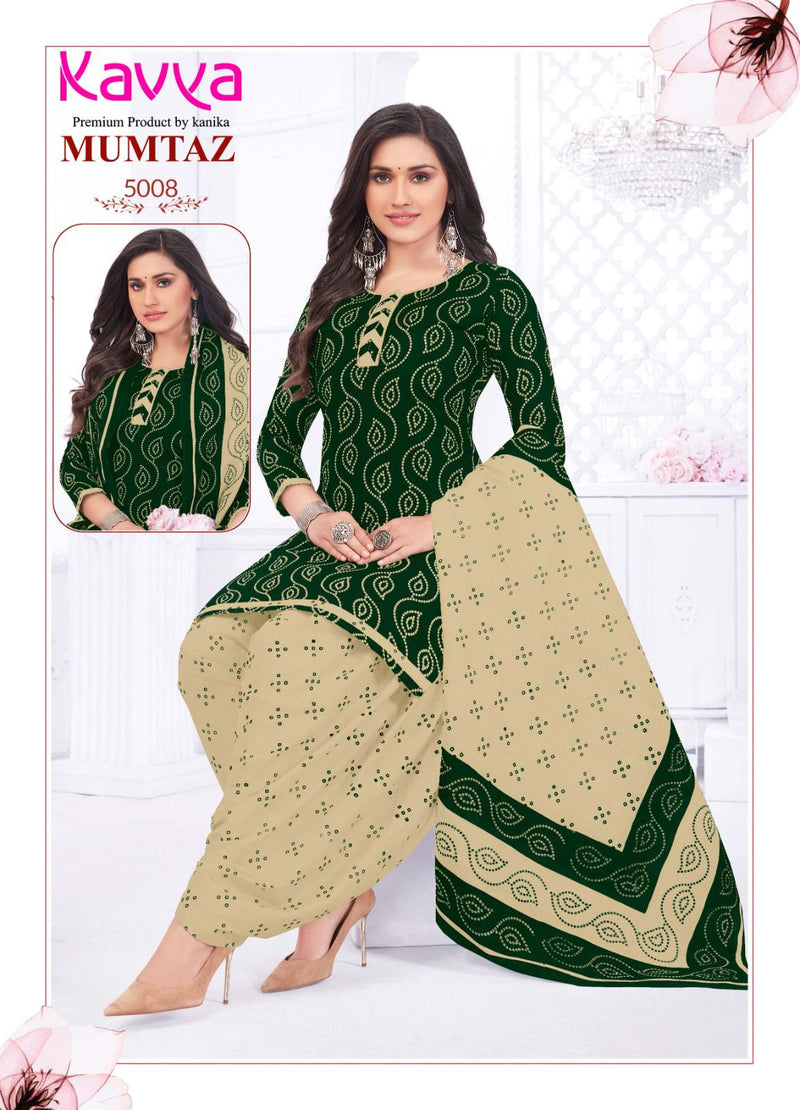 Kavya Mumtaz Vol 5 Cotton Printed Ready Made Patiyala Suits